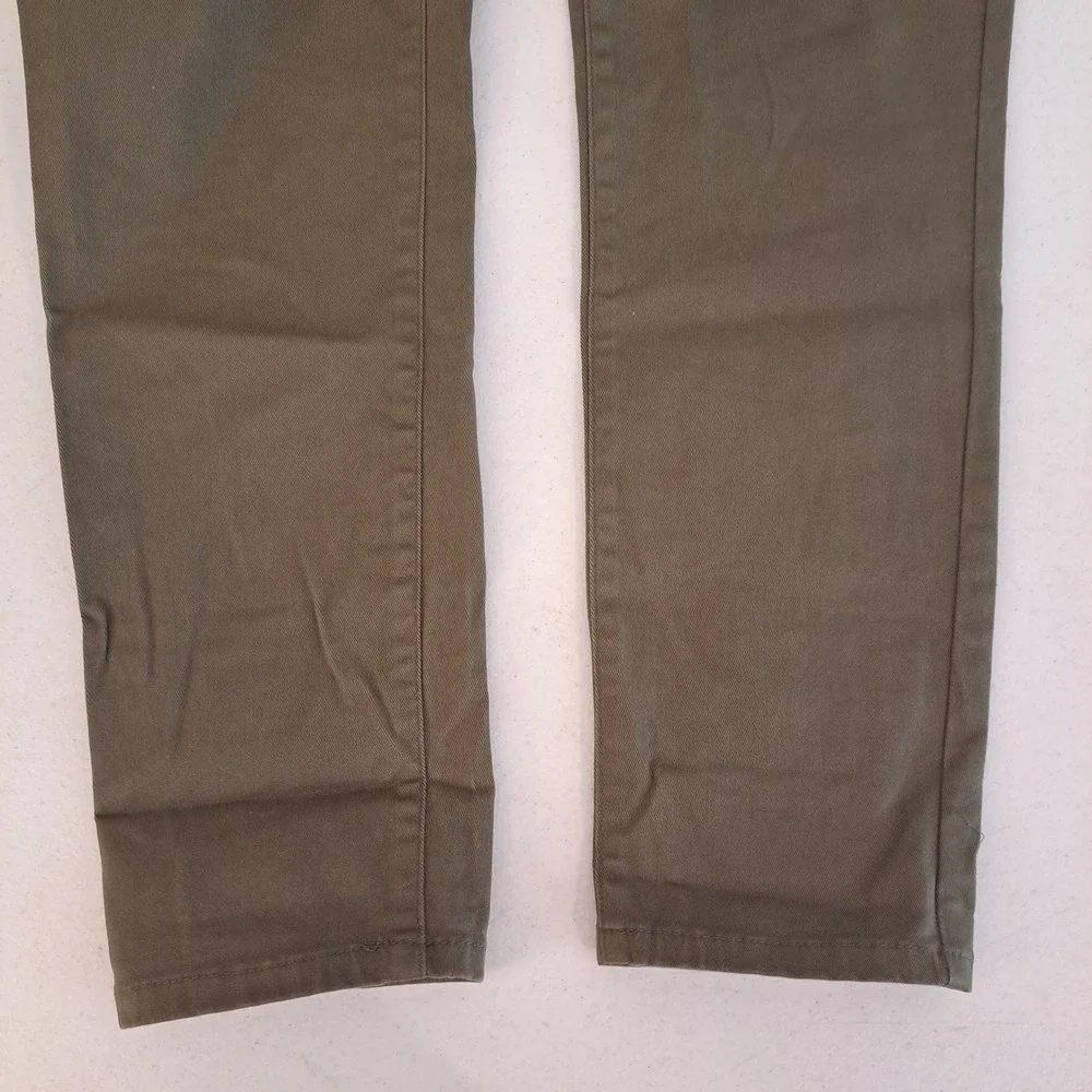 Banana Republic Womens Twill Pants 6 Olive NWT High Rise Utility 1731-266